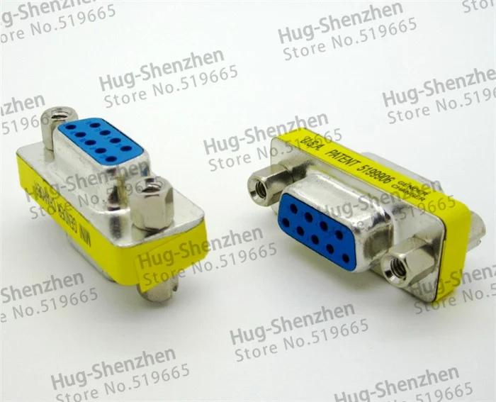 F05887 10Pcs DB9 Pin to Pin Female to Female Serial Port Header Transform COM Port on the Joints beside we have male adapter