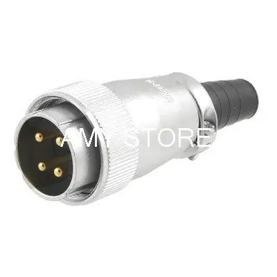 

Welding 4 Pins Core Aviation Circular Connector Plug 500V 50A