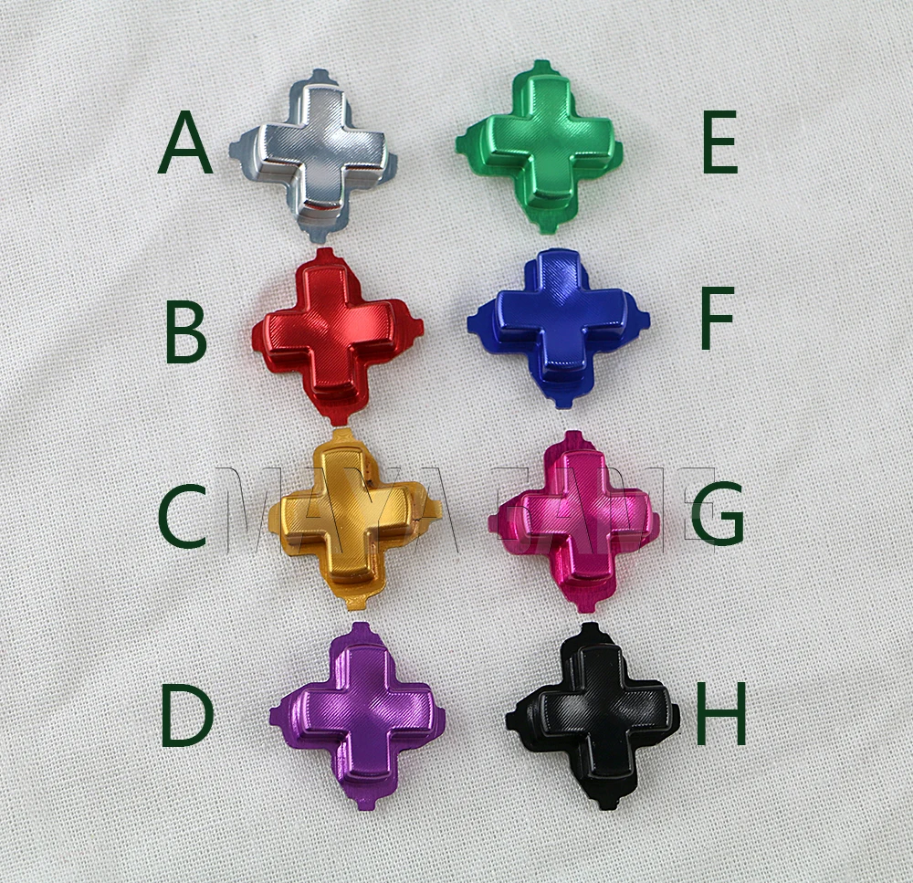 OCGAME high quality Metal materials 8 colors chrome D-pad Cross Button direction parts for Xbox one xboxone Controller