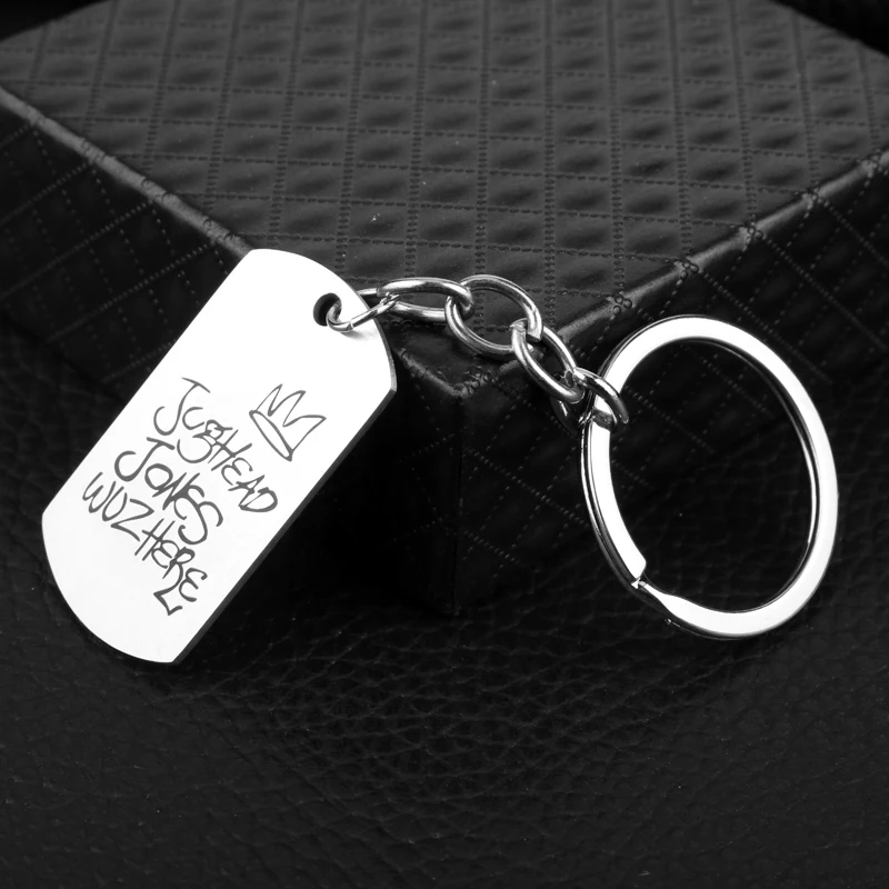 dongsheng TV Riverdale Keychain South side serpents Chock\'lit Shoppe Jughead Jones Metal Pendants Keyring Women Men Jewelry -50