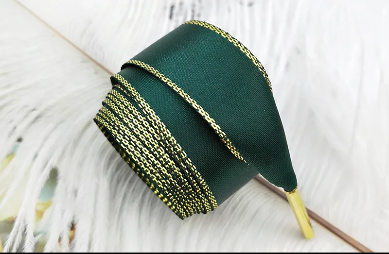 Boutique Shoelaces 7 Color 1.6 cm Width Double-sided Phnom Penh Shoelaces Beautiful Lace Leisure sports Shoes Shoelaces