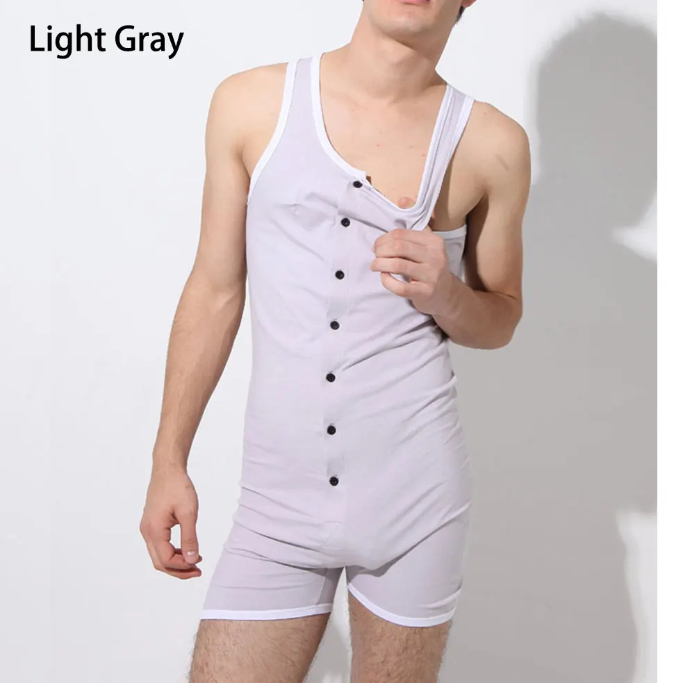 Sexy Undershirt Men bodysuit body cotton lycar Man jumpsuit wresting Suit Undershirts tight shaper boy exotic club jumpsuit