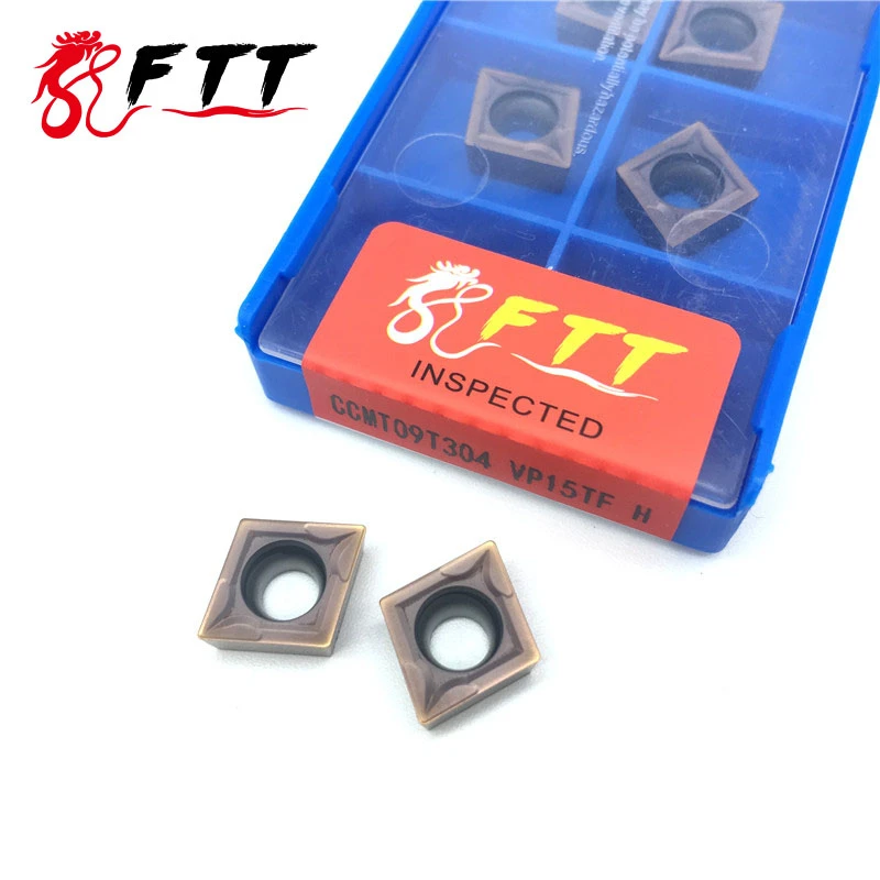 Hartmetall einfügen CCMT09T304 VP15TF H Hohe qualität CNC Drehmaschine cutter werkzeug Interne Drehen Werkzeuge