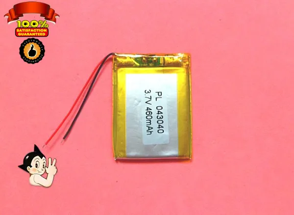 New Hot Large capacity 3.7V 403040 polymer battery For Ericsson SA-86 For cube T8 MP3 lithium battery 460mah Batteries