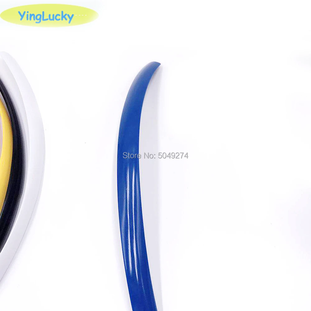 Yinglucky 32,8 Fuß (10 m) Länge, 16 mm/19 mm Breite, Kunststoff-T-Profil für Arcade-MAME-Spielautomaten, Chrom/Schwarz – Detail 7