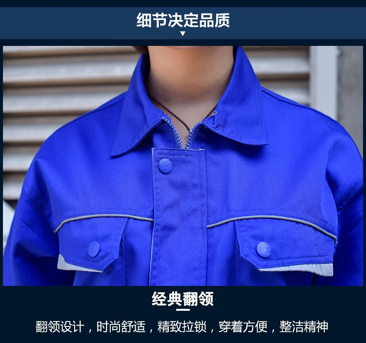 Werkkleding Werkkleding Kledingset Mannelijke/vrouwelijke werklieden Fabrieksuniform Slijtvaste reparateur Auto Autowerkplaats Werkkleding