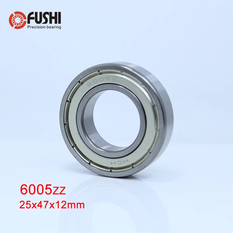 6005ZZ Bearing 25*47*12 mm ABEC-3 ( 4 PCS ) For Electric Lawn Mowers Deep Groove 6005 Z ZZ Ball Bearings 6005Z