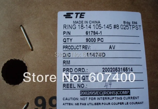 61794-1 CONN RING 14-18AWG #8 TIN CRIMP TYCO TE AMP housings connectors terminals 100% new and original parts