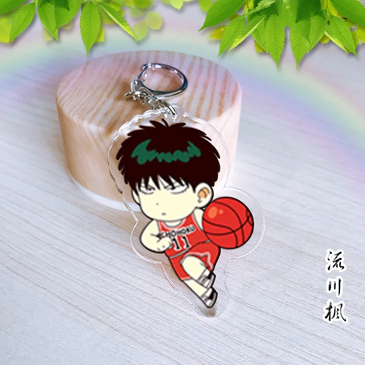 SLAM DUNK Acrylic keychain Hanamichi Sakuragi Rukawa Kaede haruko Akagi Takenori Pendant Keyring Cosplay surrounding Chaveiro