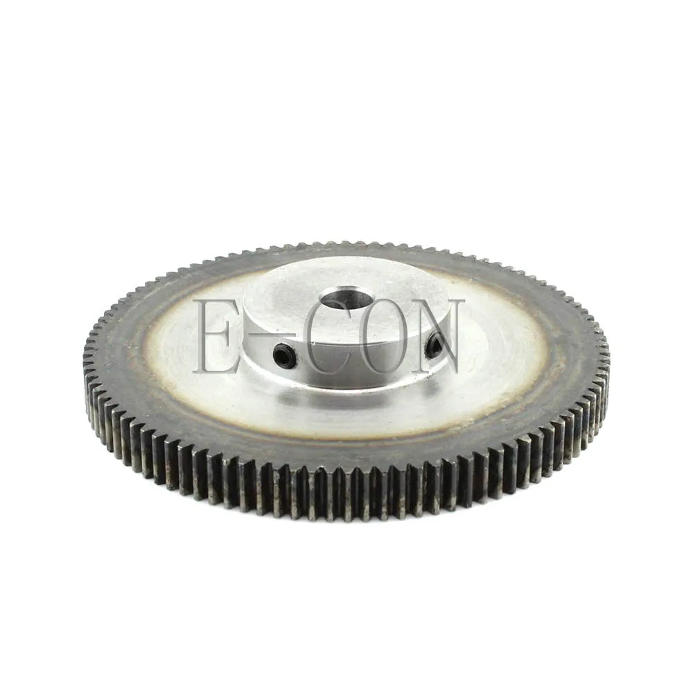 

1pcs 1M90T 8mm/10mm/12mm Bore Hole 10mm Width 90 Teeth 90T Module 1 Motor Metal Gear Wheel Top Screw