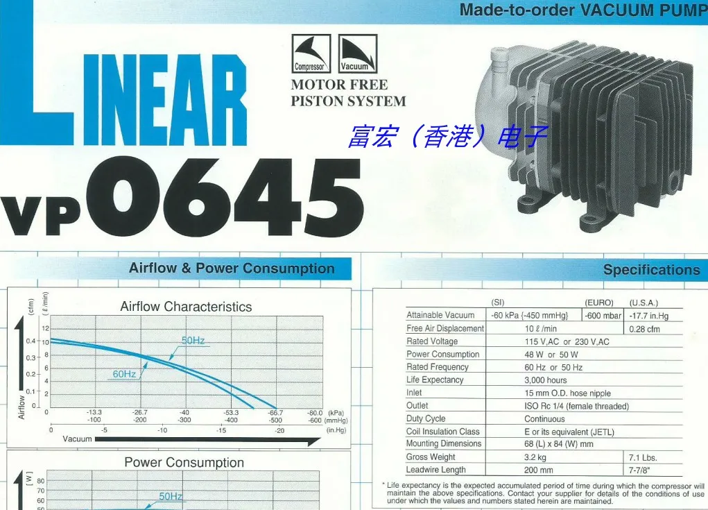 

For Japan NITTO MEDO Micro Pump VP0645 VP0925A VP0935A Vacuum Pump