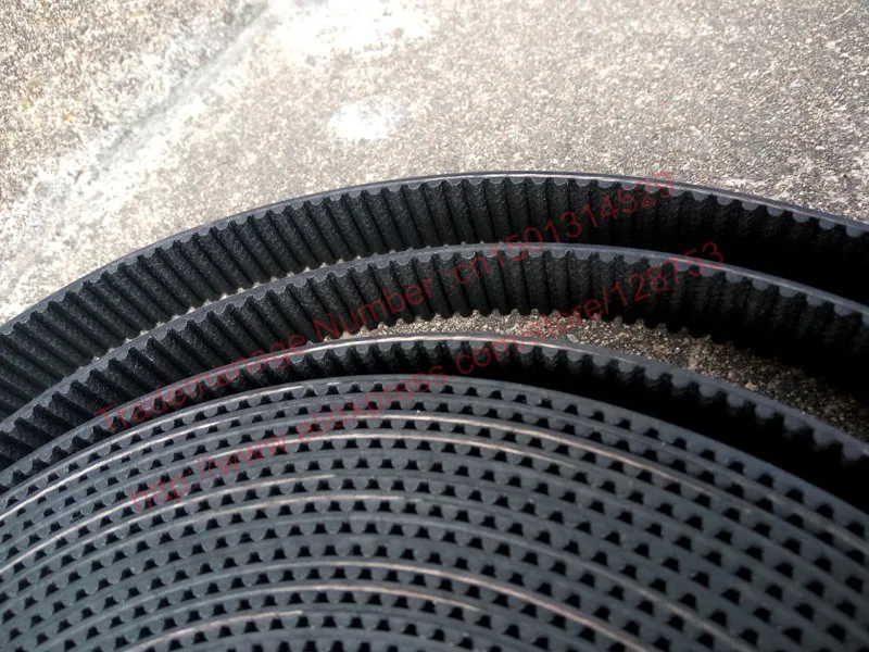 High Quality 10 Meters Rubber HTD 3M Timing Belt  width 15mm with fiberglass core HTD3M Open ended 3M timing pulley CNC machine