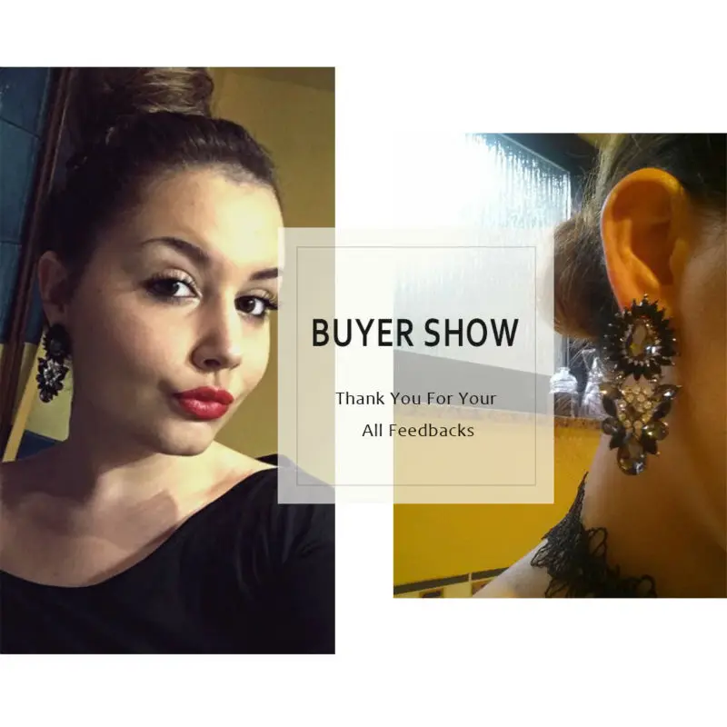 VEYO Vintage Earrings Acrylic Drop Earrings Crystal Earrings For Woman Hot Sale Lead free nickel free