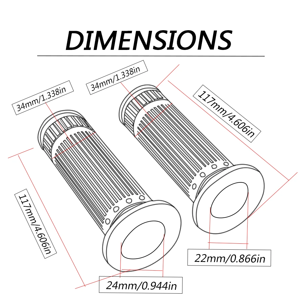 2019 جديد تماما 22 مللي متر 7/8 ''دراجة نارية المضادة للانزلاق مقود المقود قبضة ل GTS 300 ليونتشينو Bn302 BN600