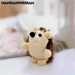Juguete de peluche de erizo pequeño, colgante creativo, Mini juguetes de animales de peluche suaves, regalo de compañero de juegos de cumpleaños para niñas, 10CM, HANDANWEIRAN, 1 ud.