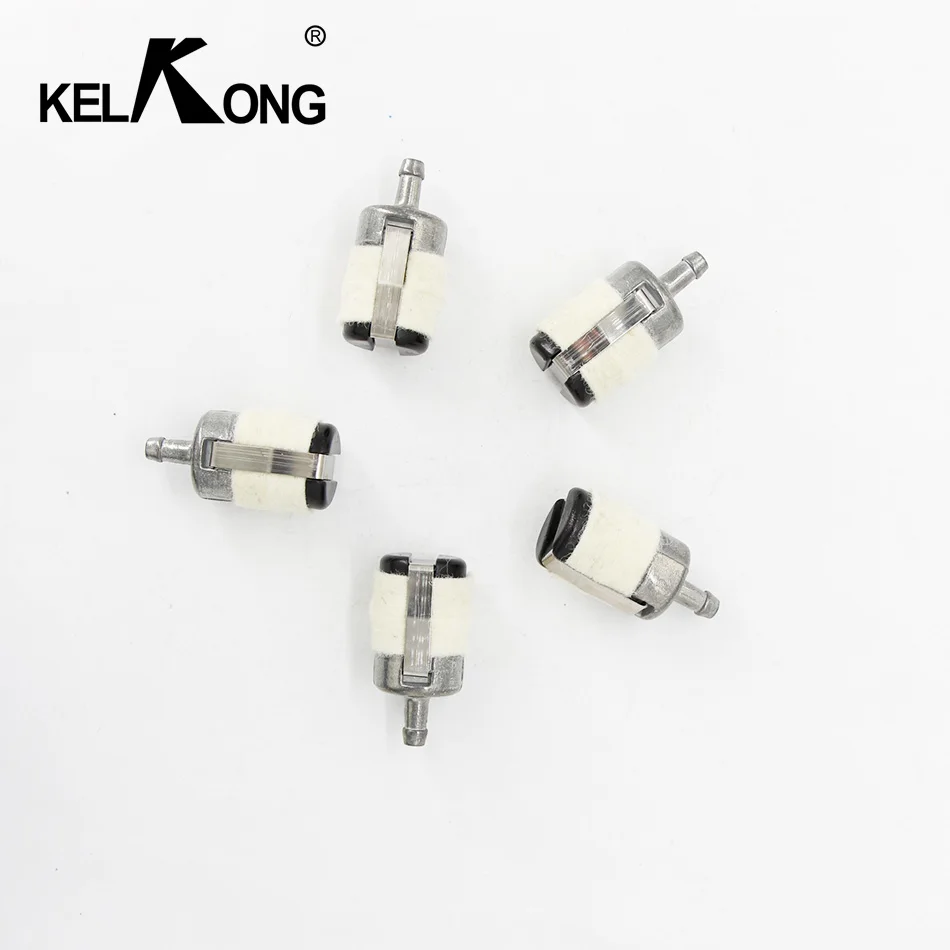 KELKONG 5Pcs Air Fuel Filter For Husqvarna 357 359 361 Carburetor 362 365 372 XP Carb 455 460 570 Chainsaw