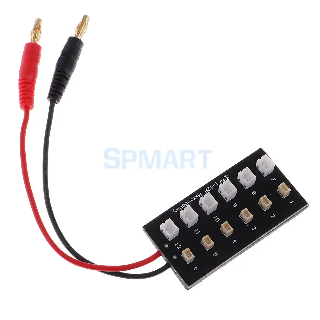 3.7V 1S Balance Charging Board Micro JST-PH Parallel Connect Plate for Blade Inductrix