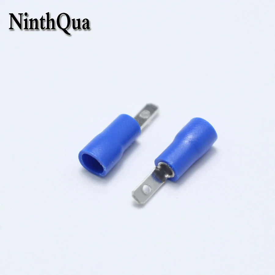 10pcs 2.8mm Crimp Terminal 2.8 Male Pre-insulated Electrical Connectors for 16AWG - 14AWG Wire /1.5-2.5mm2 Cable IMax=15A