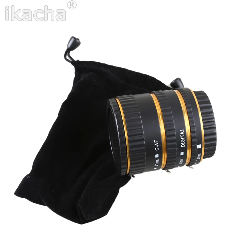 メタルafオートフォーカスマクロエクステンションチューブ/キヤノンeos ef 5d 5d2