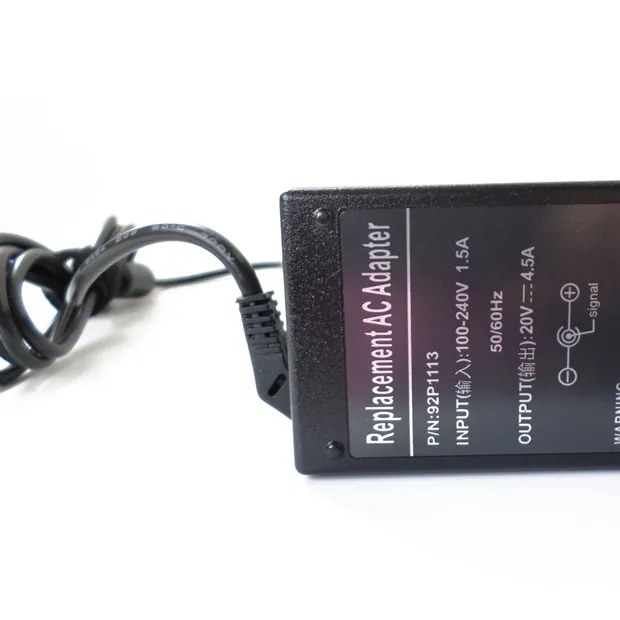 

Laptop Carregador Universal 20V 4.5A AC Adapter Charger Power For IBM Lenovo ThinkPad 45N0122 42T5282 45N0121