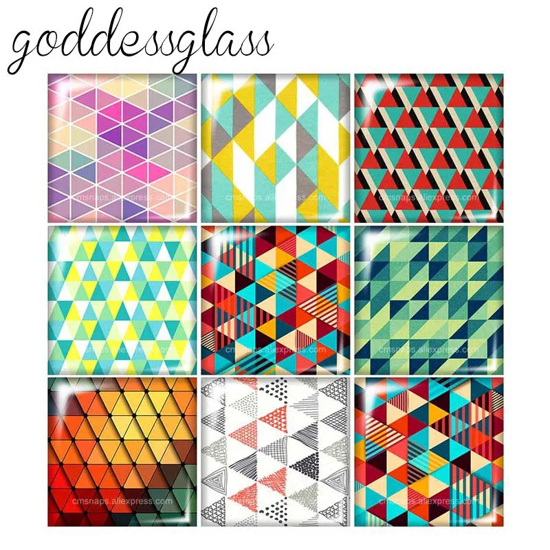 

Красота узоры точечные линии красочные 10 шт. смешанные 12 мм/20 мм/25 мм/30 мм квадратное фото стекло кабошон демо плоская задняя часть изготовление выводов