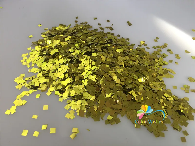 

Шары воздушные квадратные золотистые с конфетти, 0,5x0,5 см, 50 г/упаковка