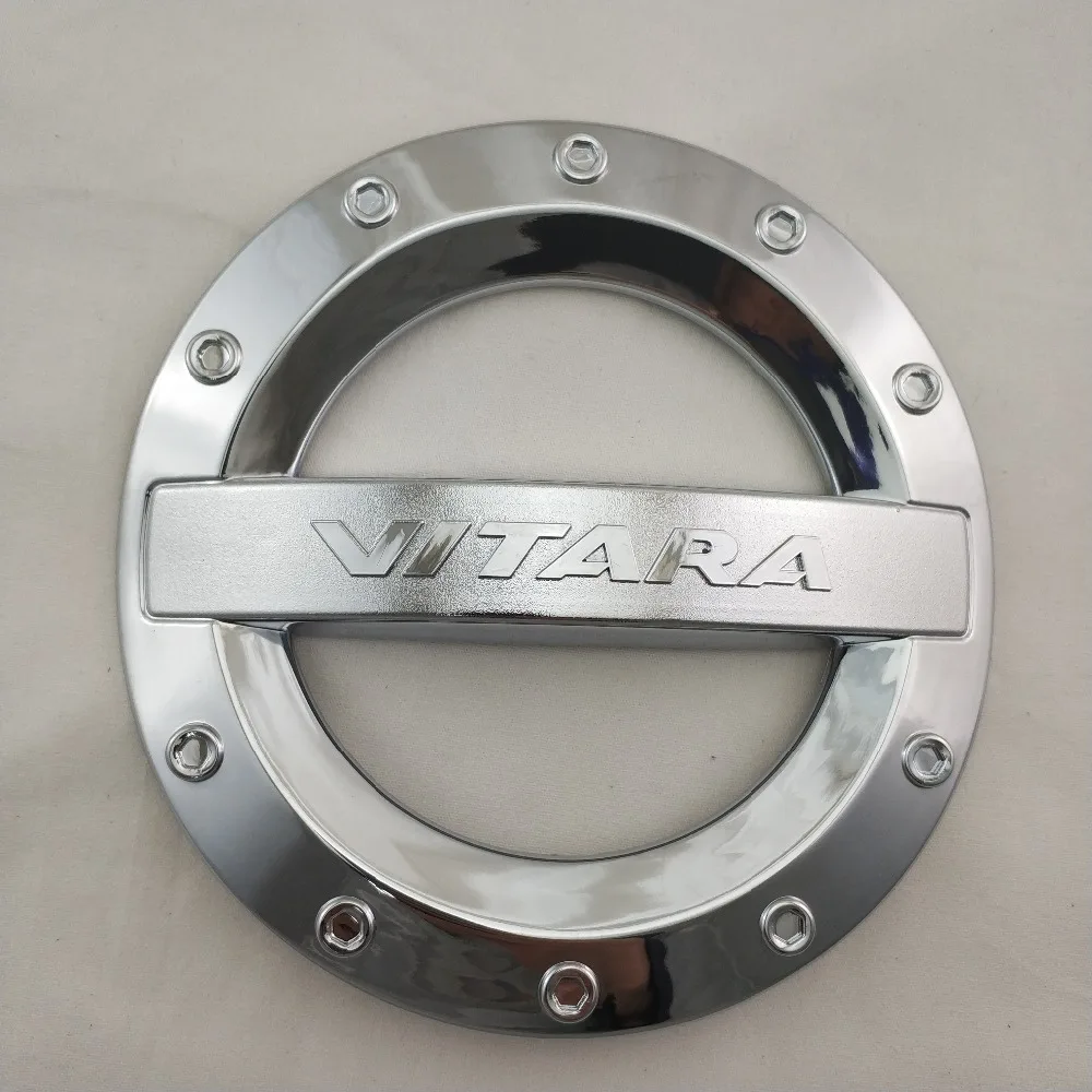 ABS Chrome Car Fuel Tank Cover accessories Styling Auto Oil For Suzuki Grand Vitara JT 2005-2014