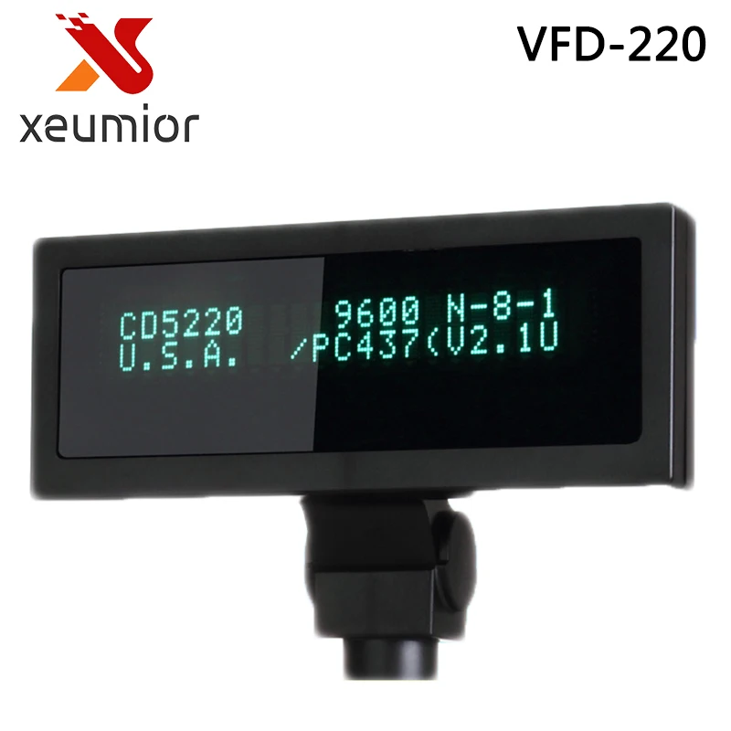 

Xeumior VFD220 POS USB Port 8 Bit VFD Customer Display Polo Display for POS Cash Register