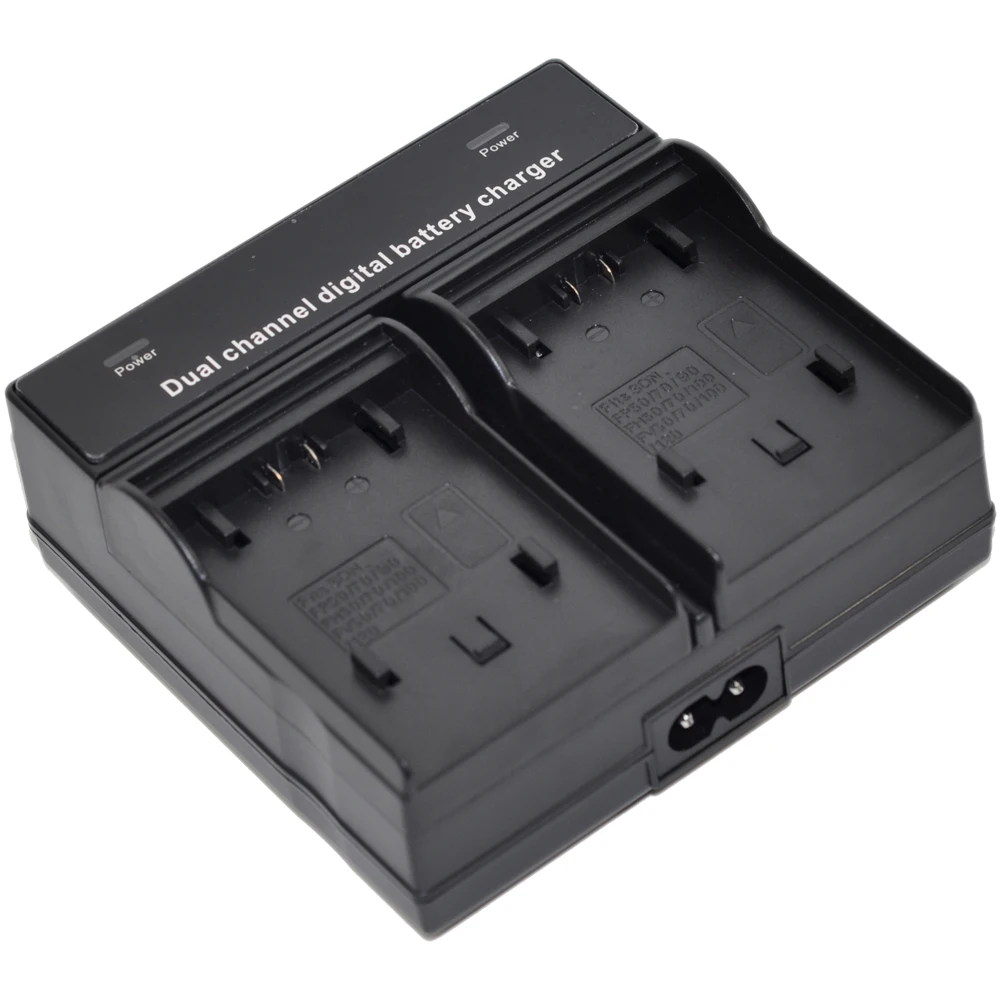 Battery Charger Ac Dual Voor NP-FM30 NP-FM50 NP-FM51 NP-FM70 NP-FM71 NP-FM90 NP-FM91 NPFM30 NPFM50 NPFM51 NPFM70 NPFM71 NPFM90
