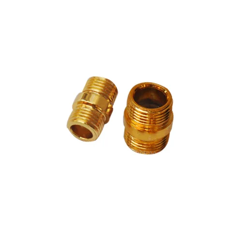 

3pcs M16 Internal tube Single Double connector Internal tube Gold connector Light pole conversion adapter