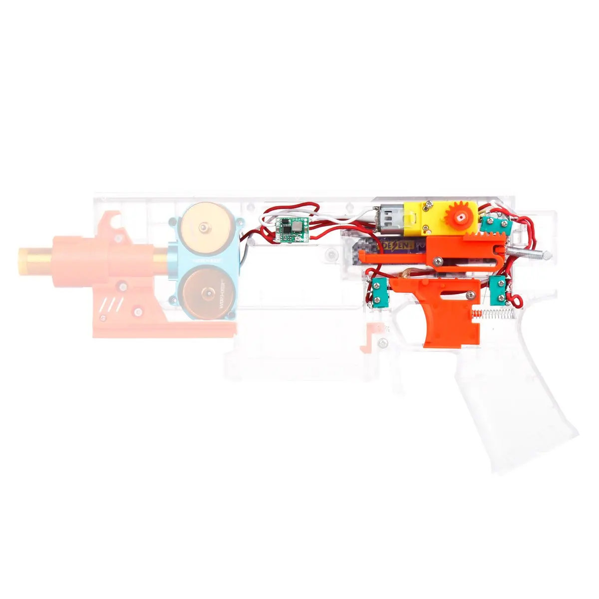 Worker Mod Swordfish Automatic Kits Semi/Full Auto Modified Kits for Worker Mod Swordfish Blaster Toy