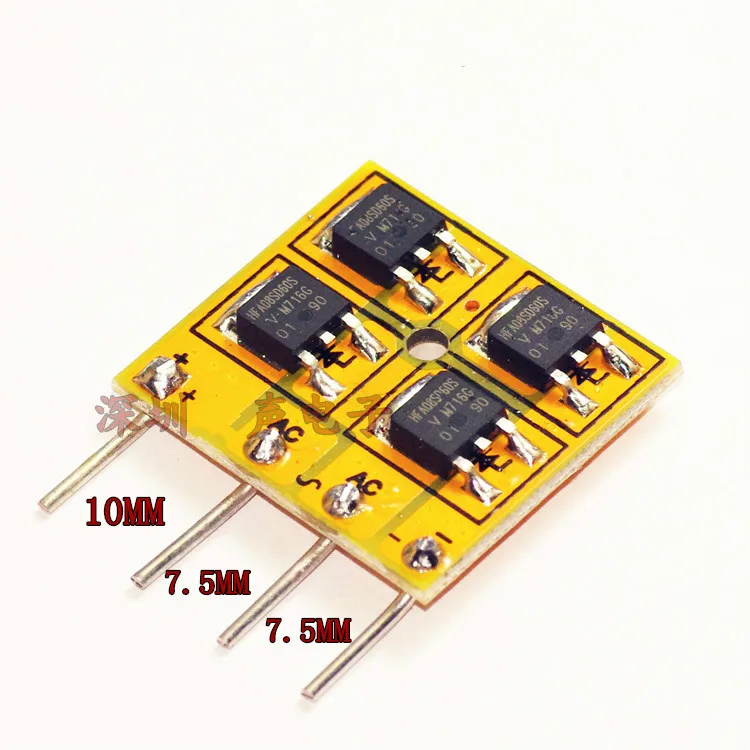 Ghxamp 16A 600 โวลต์เครื่องขยายเสียง Rectifier สะพานคณะกรรมการความร้อนความเร็วสูง AMP Rectifier Board 18 Nanoseconds Fast recovery 1 ชิ้น