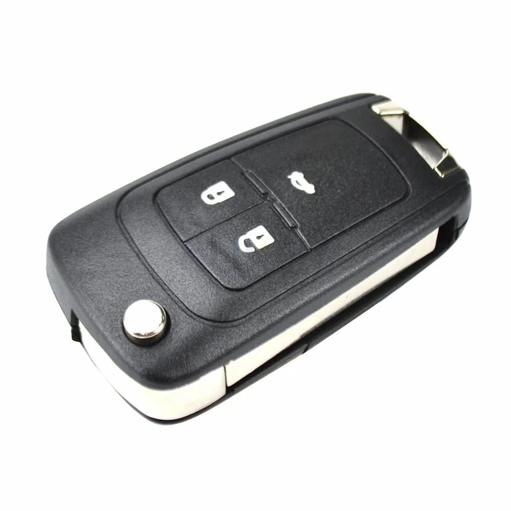 3 Buttons Car Key Replacement Remote Flip Key Cover Shell For Opel Astra J Zafira B Insignia A For Holden Cruze Barina Trax