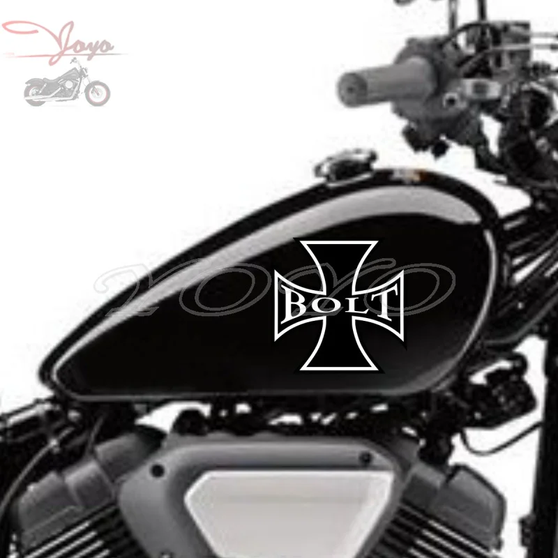 Cross Decal Fairing Stickers Fuel Tank Decals Vinyl Sticker For Yamaha XVS950 Bolt