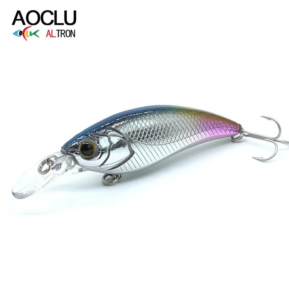 

AOCLU-Sinking Deep Diver, Hard Bait, Minnow, Sensive to the Lightest, Twitch of Tip,Magnetic Weight Balance,VMC Hook, 60mm, 7.4g