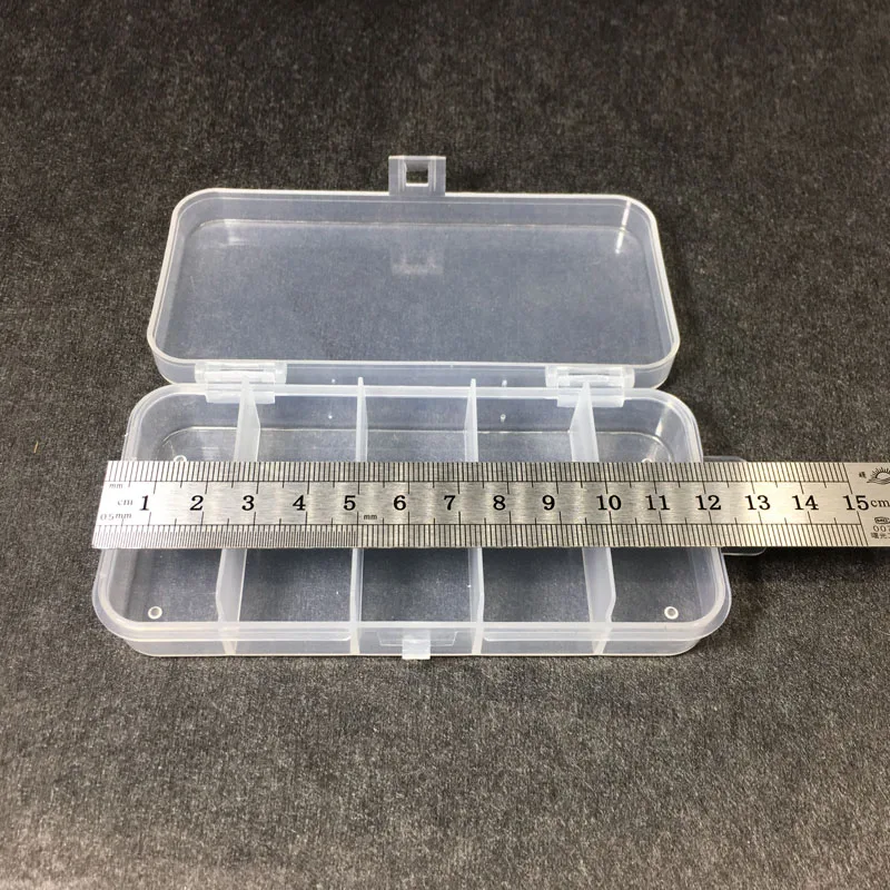 5 compartments Storage Case Fly Fishing Baits Spoon Hook Bait Tackle Plug Case Box Waterproof Fishing Tackle Boxing Pesca