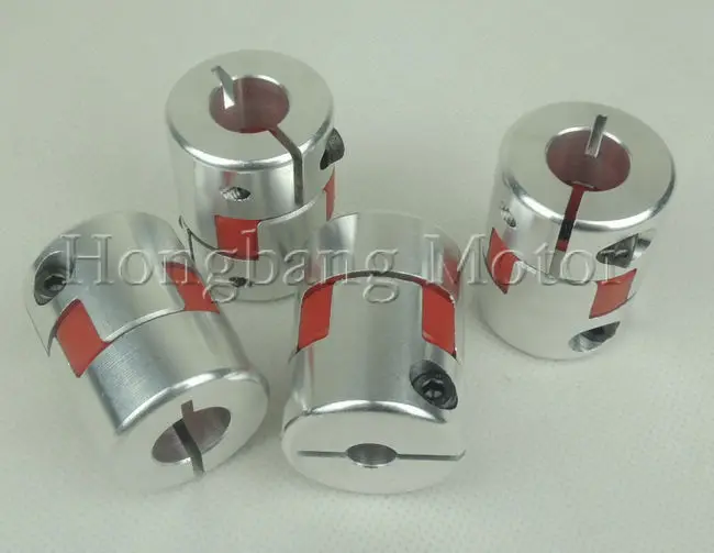 

4PCS CNC Coupling Flexible 16x20mm D40L40 Jaw Spider Plum Coupling Shaft Coupler