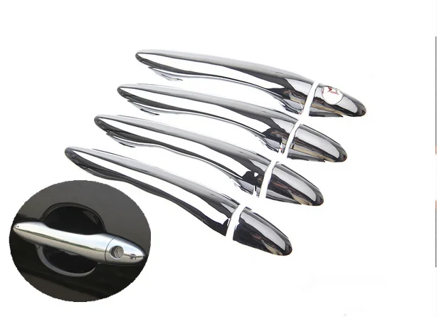 New Chrome Car Door Handle Cover Trim For Kia Sportage 2011 2012 2013 2014 2015 Accessories Free Shipping