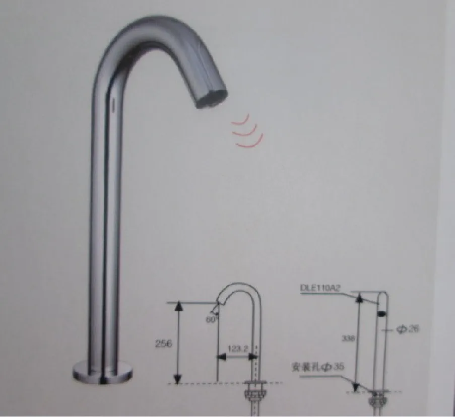 

Genuine automatic sensor faucet plus high elbow on the basin basin faucet faucet sensor washing hands