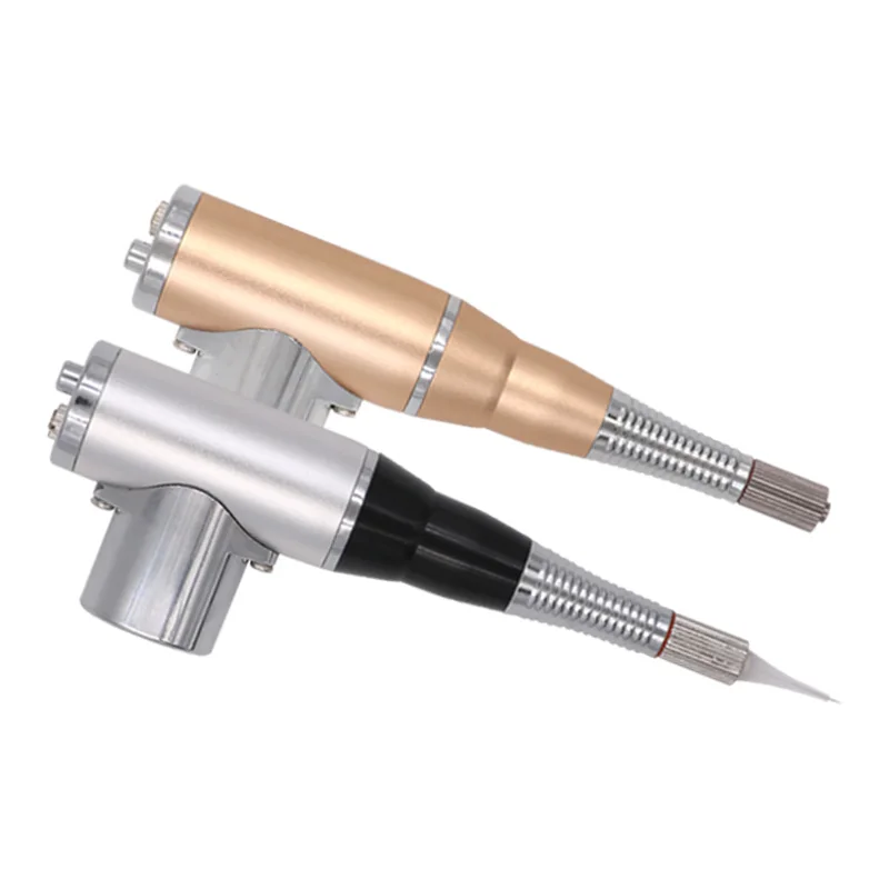 

Profesional Permanent Makeup pen French style + Fitted Adapter stainless steel for eyebrow tattooing Free Shipping