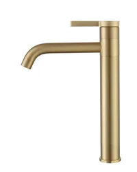 Basin Faucet Sink Mixer Tap Solid Brass Tap Water Faucet Waterfall Brushed Gold or matte black Basin Mixer Faucet BG99