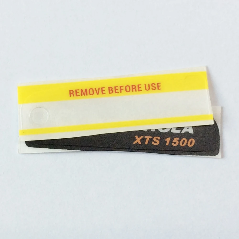 

50PairsX Remove Before Use And XTS1500 Label