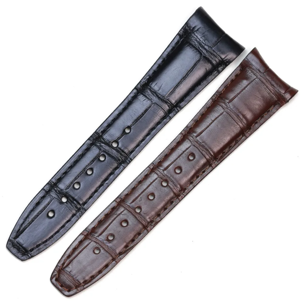 Pesno Watch Accessories suitable for FC Frederique Constant Classics Genuine Leather Strap Alligator Skin Leather Watch Band