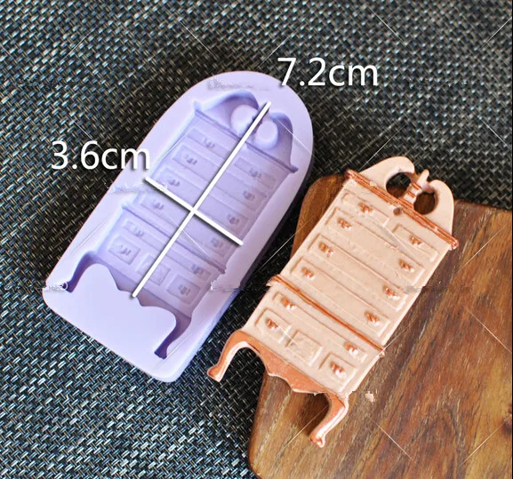 Wardrobe Cake Decorating fondant silicon mold chocolate cake decoration silicone mold