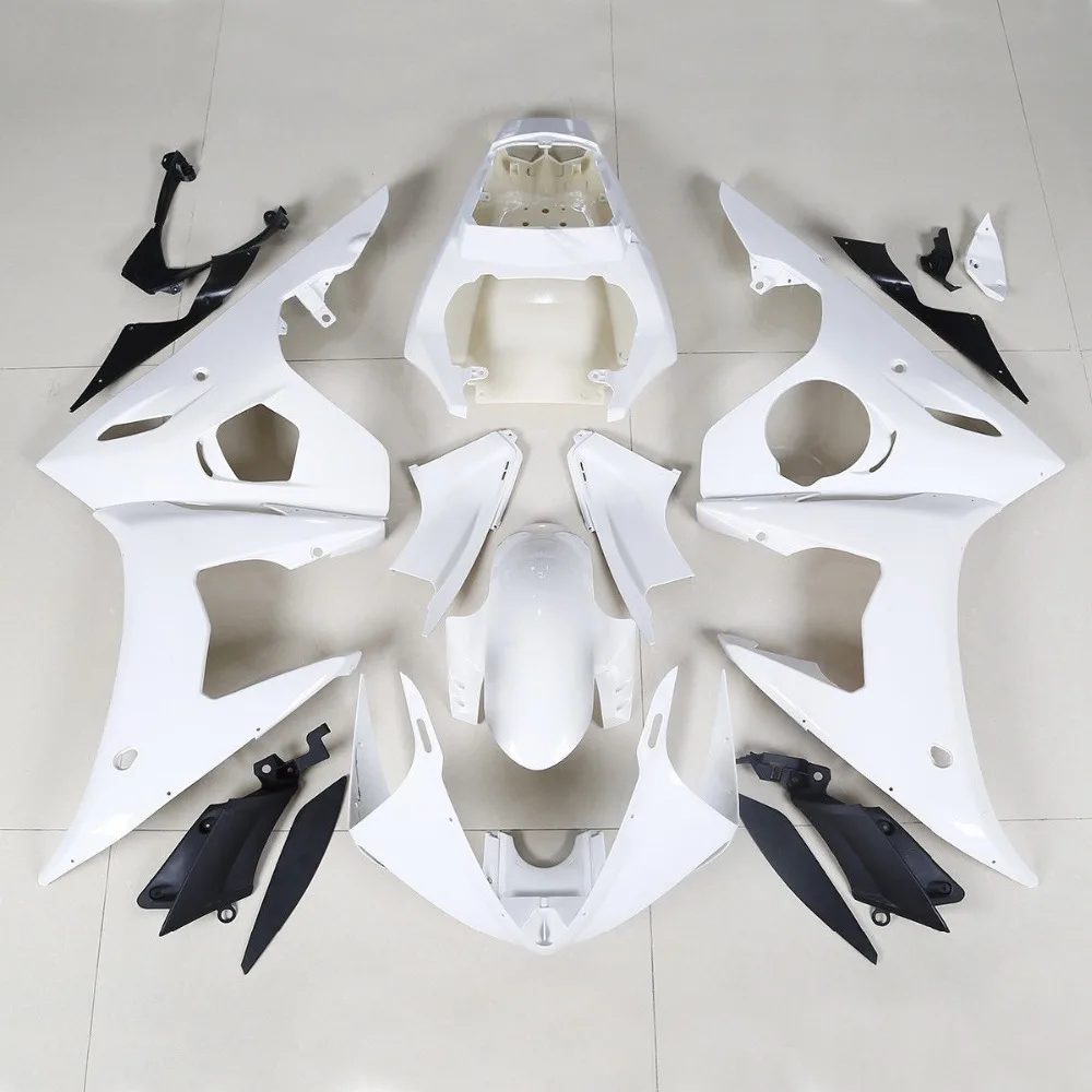 

Motorcycle Fairing BodyWork Kit For Yamaha YZF-R6 YZF R6 2005 INJECTION MOLDED ABS Unpainted White