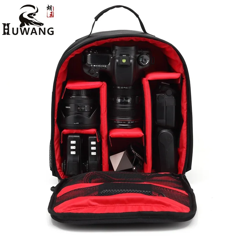 

HuWang HW8015 DSLR Camera Bag Waterproof Backpack Compact Travel Camera Backpack Men Women Backpack For Digital Camera