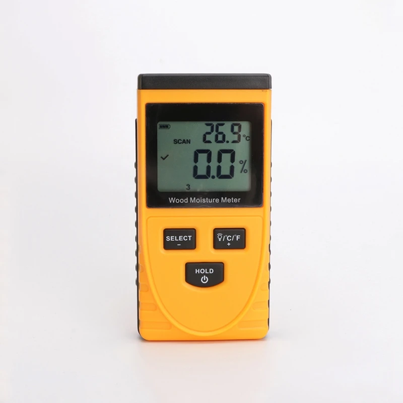 

Digital Induction Wood Moisture Meter 0~50% Tree Timber Moisture Content Tester 0-50C Wood Thermometer Hygrometer LCD Backlight