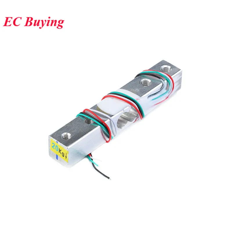 Load Cell 1KG 5KG 10KG 20KG HX711 AD Module Weight Sensor Electronic Scale Aluminum Alloy Weighing Pressure Sensor For Arduino