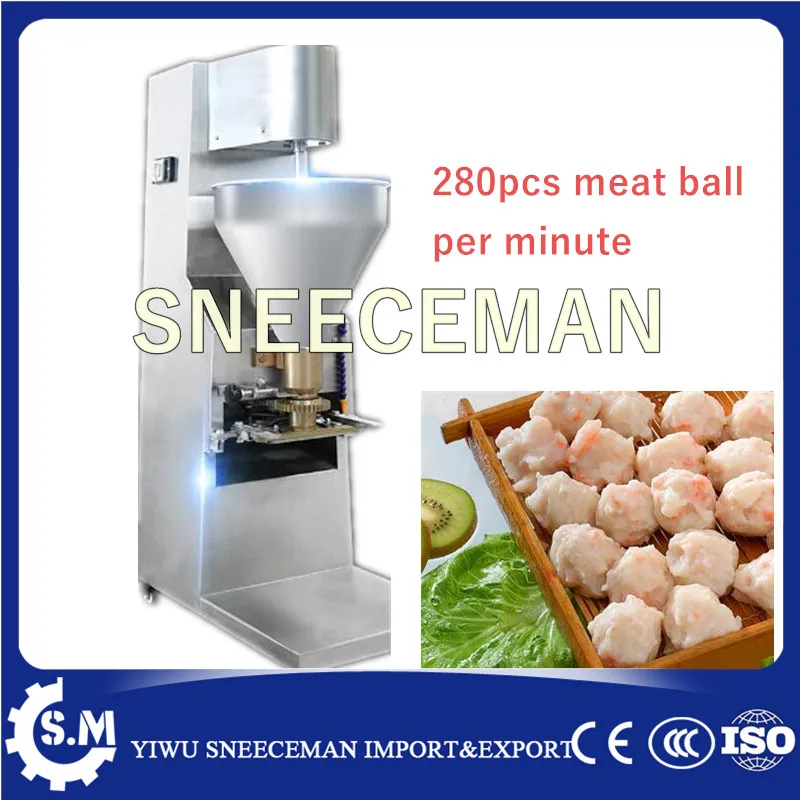 High efficiency stainless steel meatball fish ball making machine