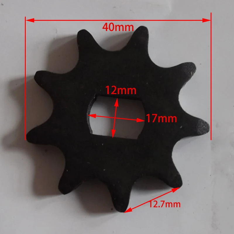 9 Tooth Sprocket Pinion Gear fit 420 Chain Unite Motor 1418ZXF 1020Z 1020ZXF Electric Scooter